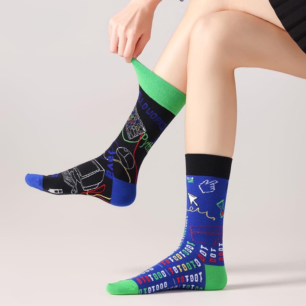 Computer and Programmer Socks